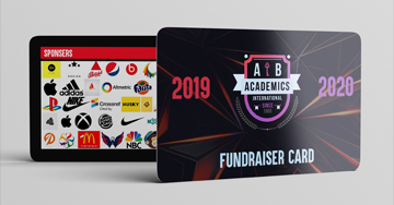 plastic fundraising cards