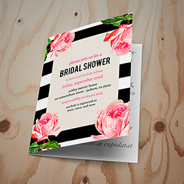 Folded Bridal Shower Invites