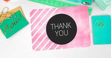 Flat Thank You Cards
