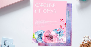  velvet wedding invitations