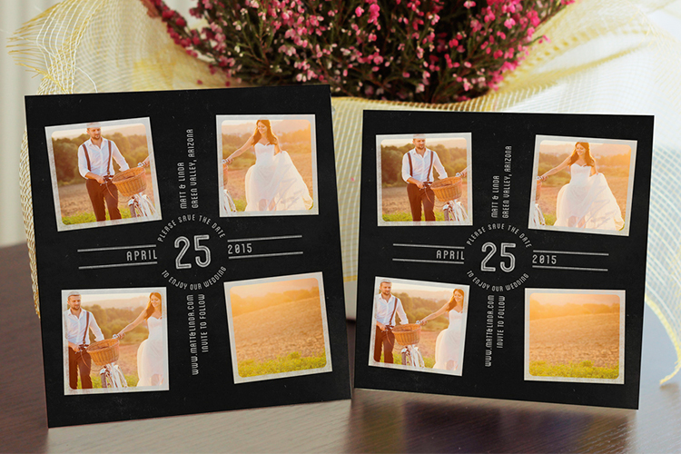 Details about   30 50 100 Personalized PHOTO Font COLOR ANY EVENT Save Date 5.5 x 4 MAGNETS Env 