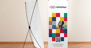 x frame banner stands