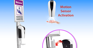 hand sanitizer station