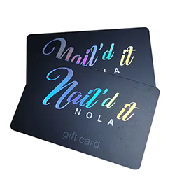 holographic gift cards