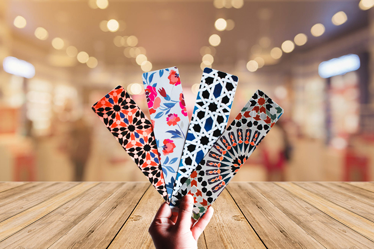 Velvet Laminated Bookmarks 1 - 4OVER4