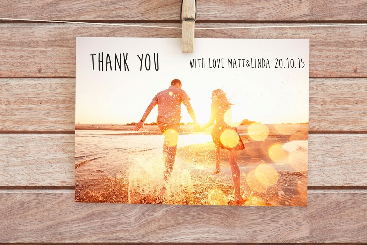 Flat Thank You Cards