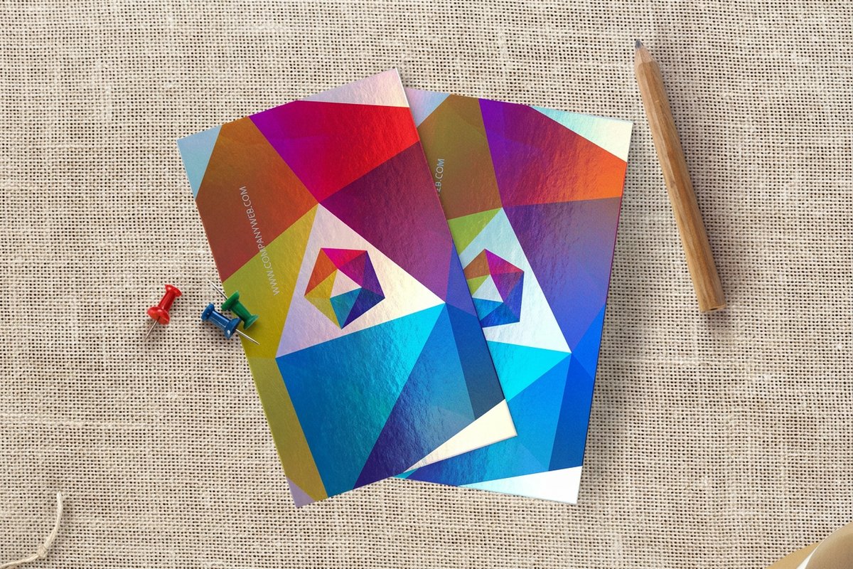 Metallic Business Cards