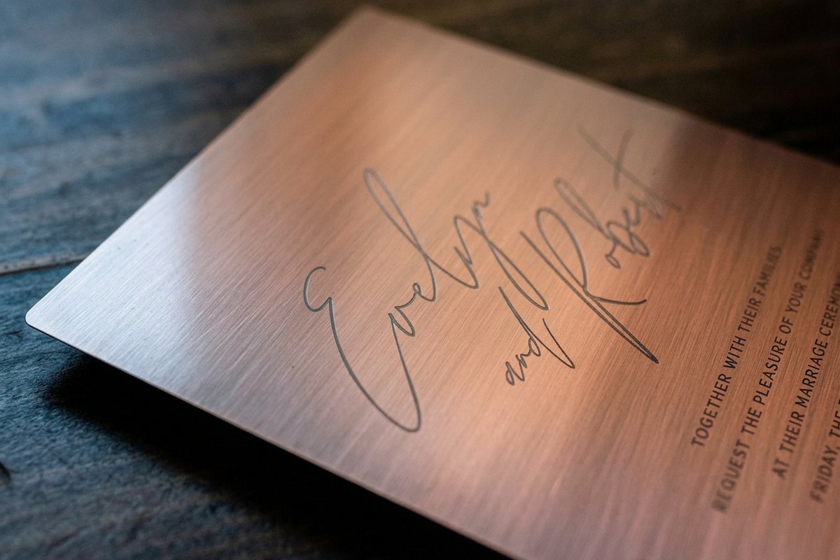 Metallic Invitations