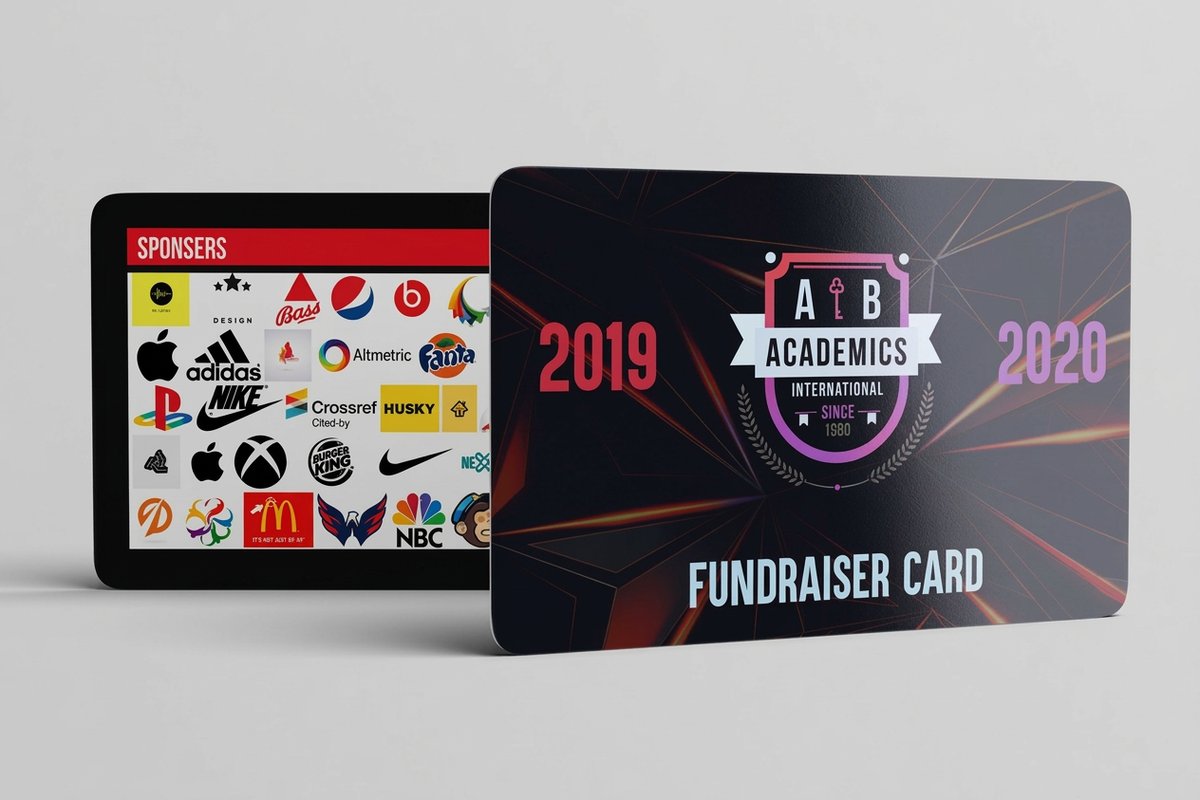Plastic Fundraising Cards