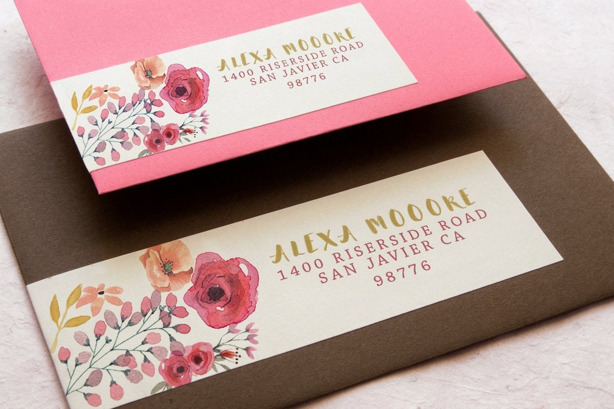 Custom address labels printing - existing_product 3 by 4OVER4