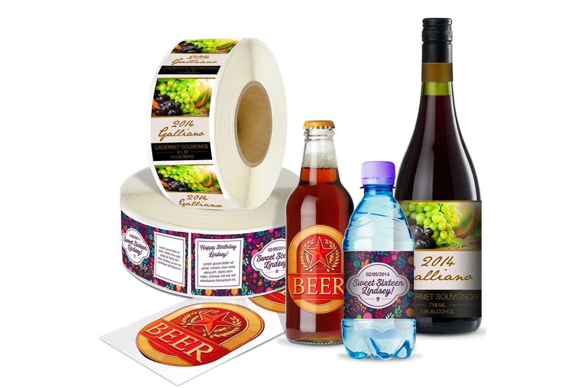 Roll Bottle Labels