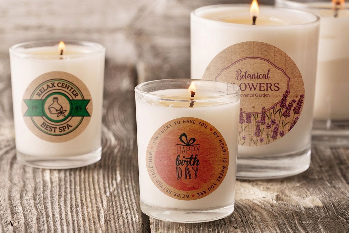 Roll Candle Labels