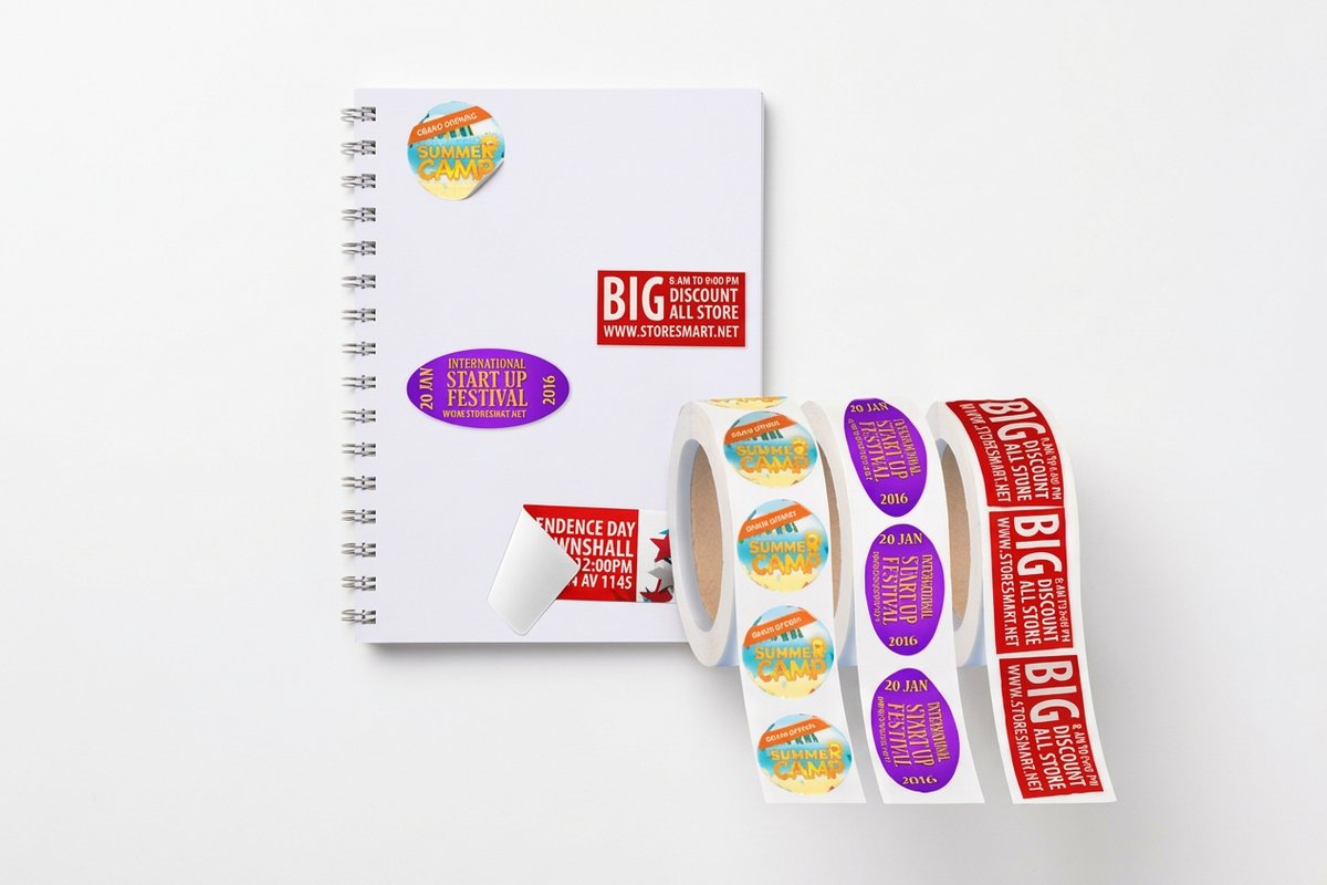Roll Promotional and Events Stickers