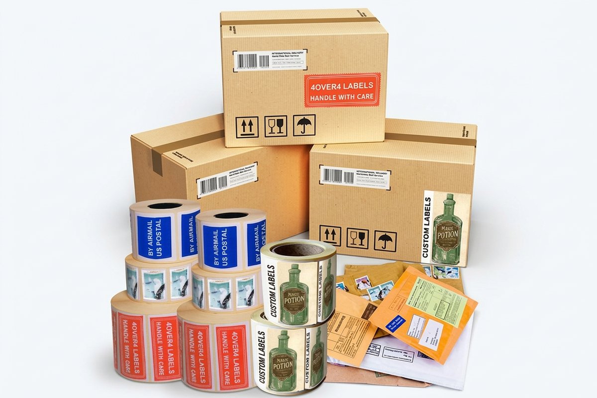 Roll Shipping and Mailing Labels