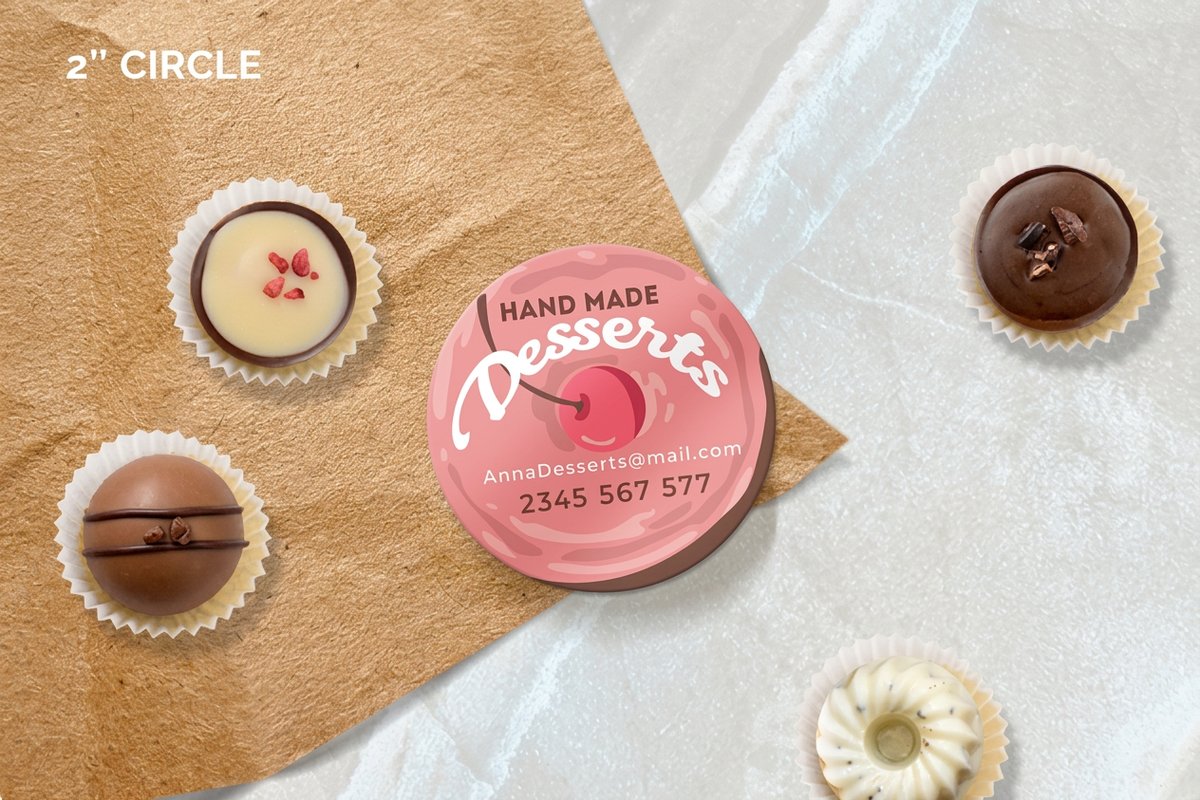 Round Business Cards