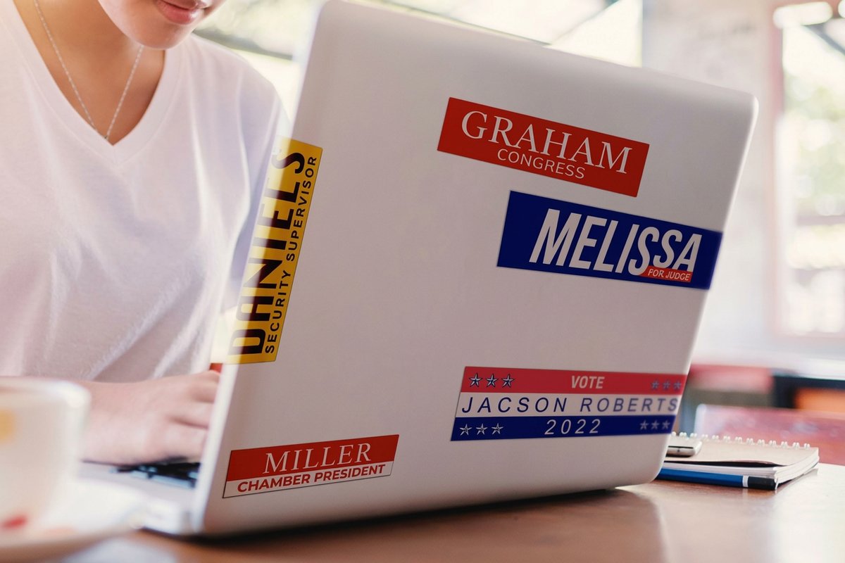 Standard Campaign and Political Stickers