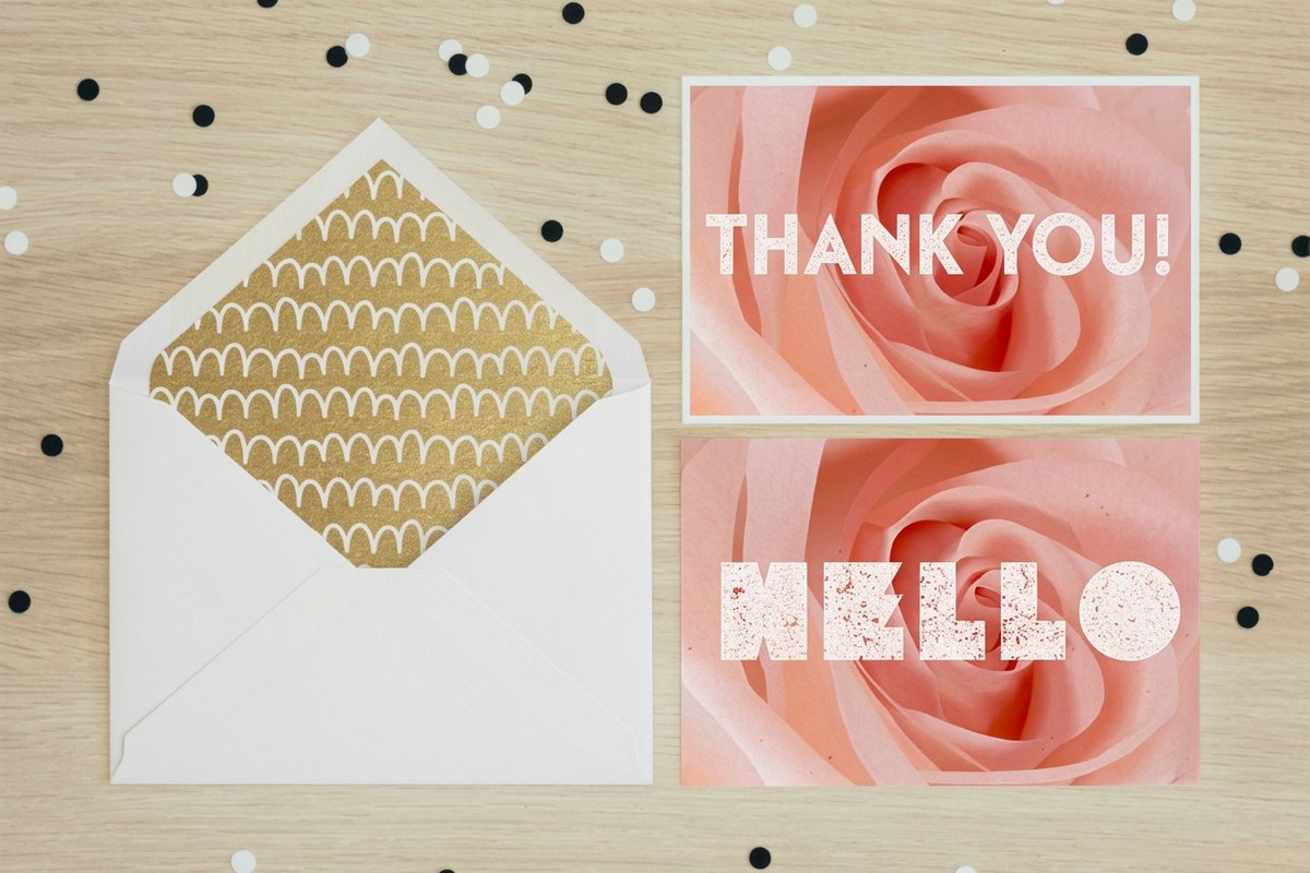 Velvet Thank You Cards