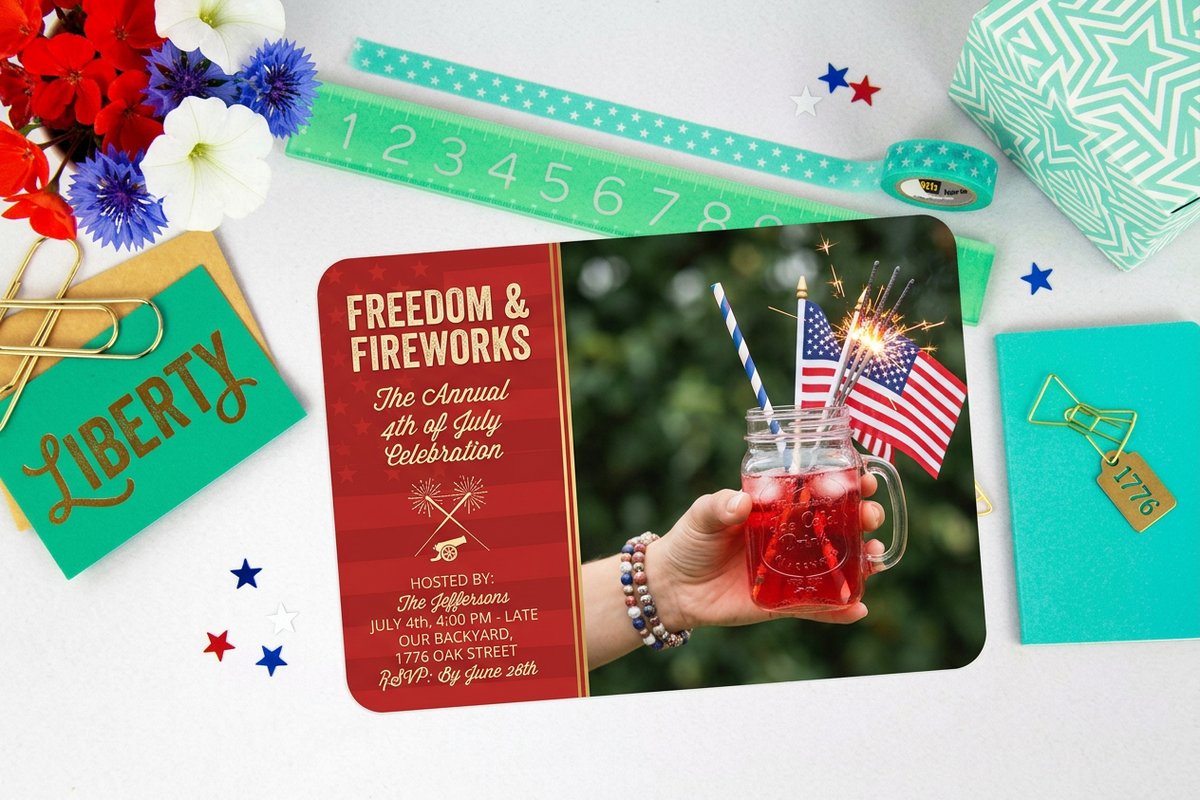 4th of July Invitations