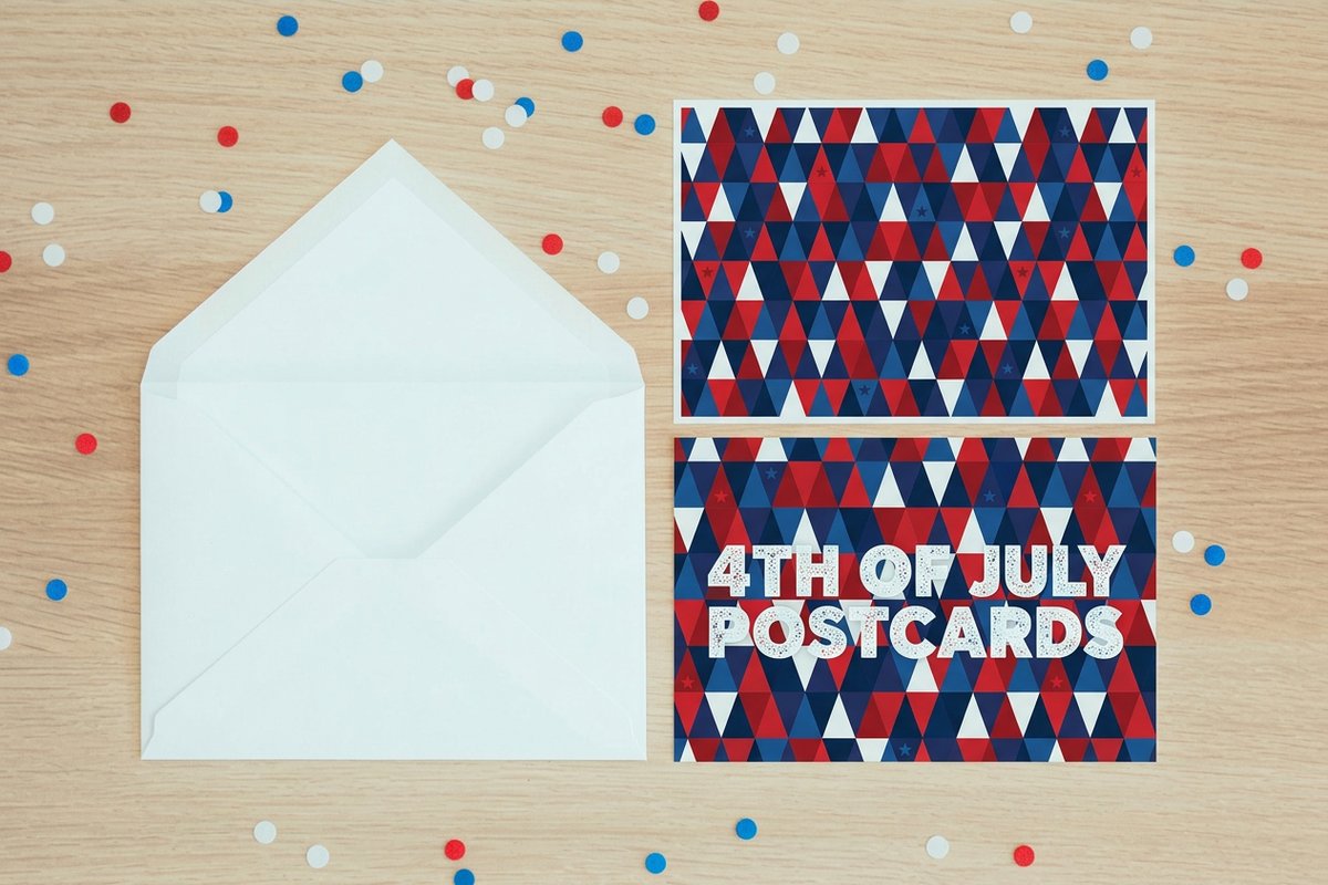 4th Of July Postcards 2 - 4OVER4