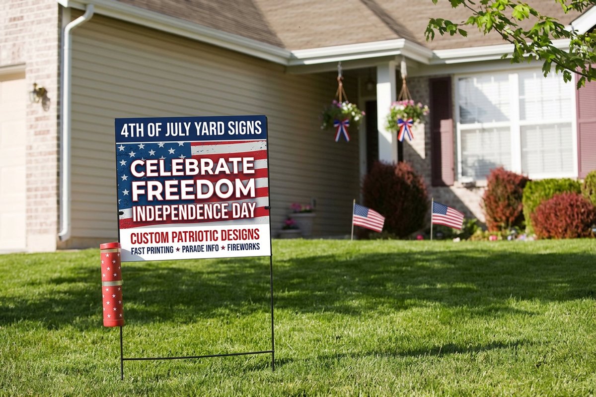 4th of July Yard Signs