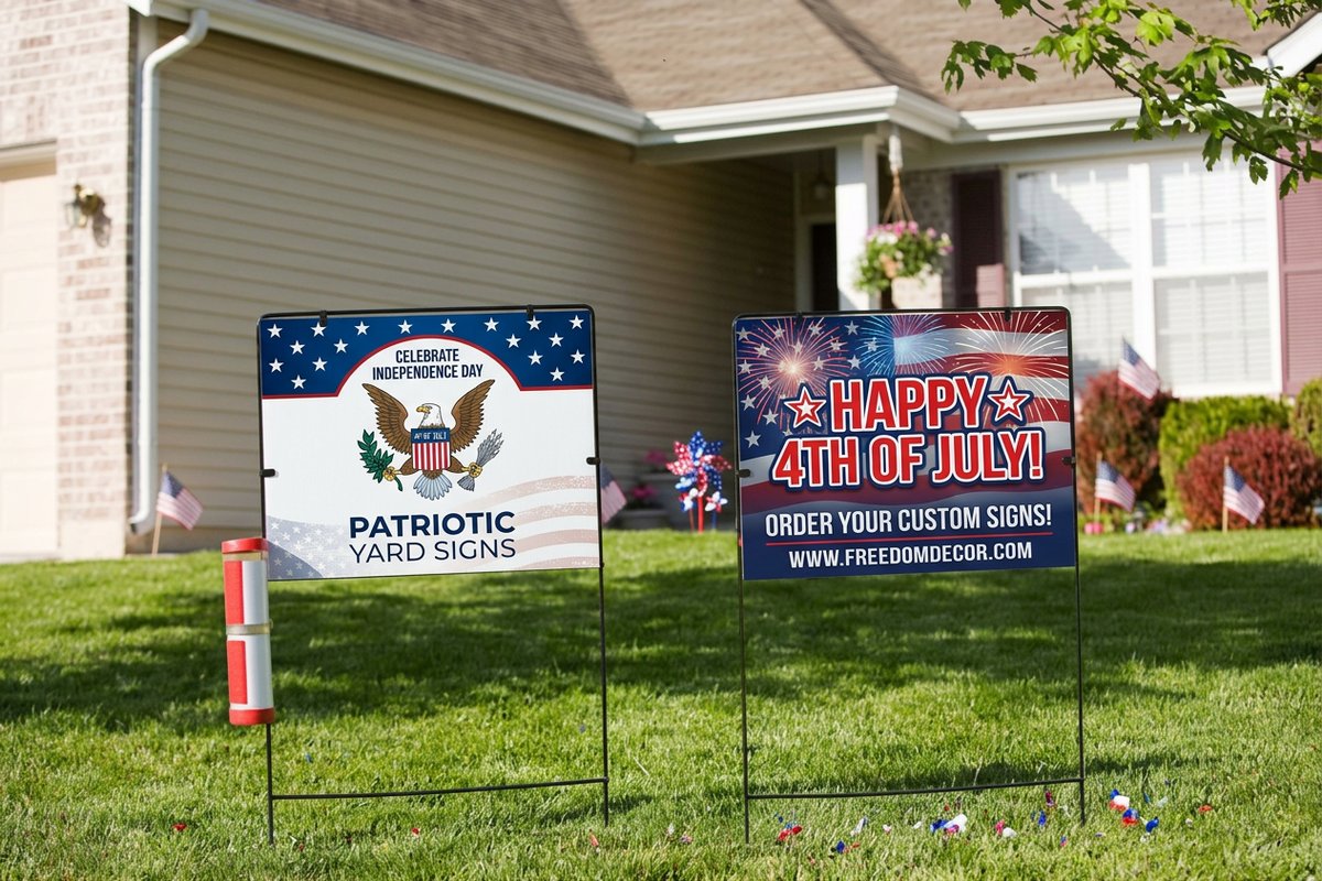 4th of July Yard Signs