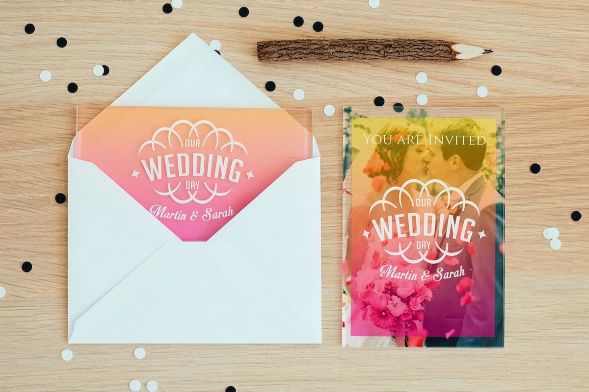 Acrylic Invitations 5 - 4OVER4