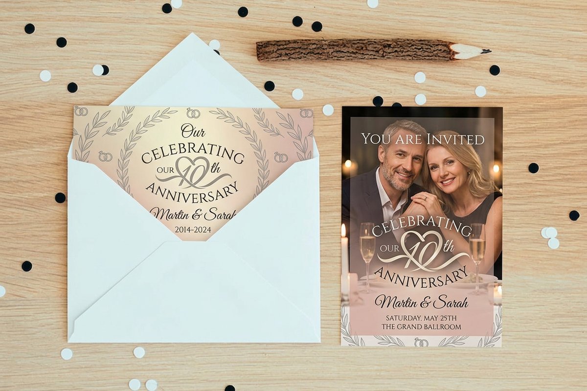 Anniversary Invitations 5 - 4OVER4