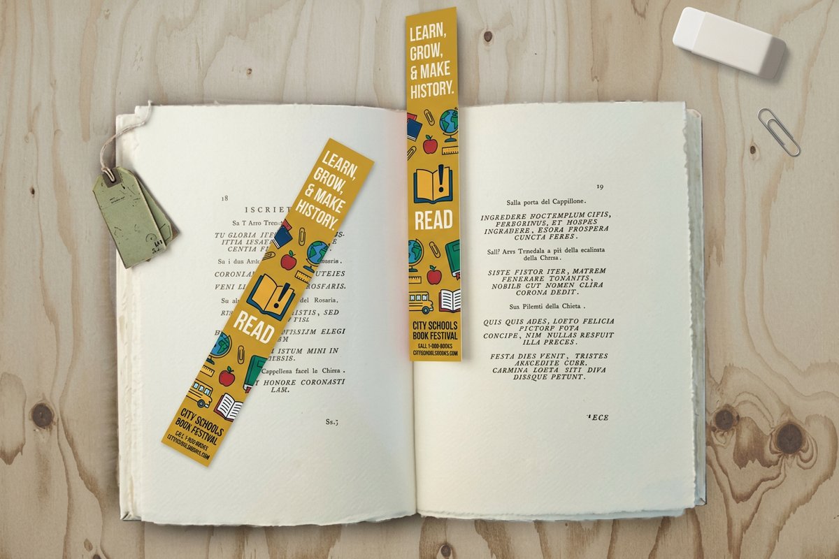 Back To School Bookmarks by 4OVER4