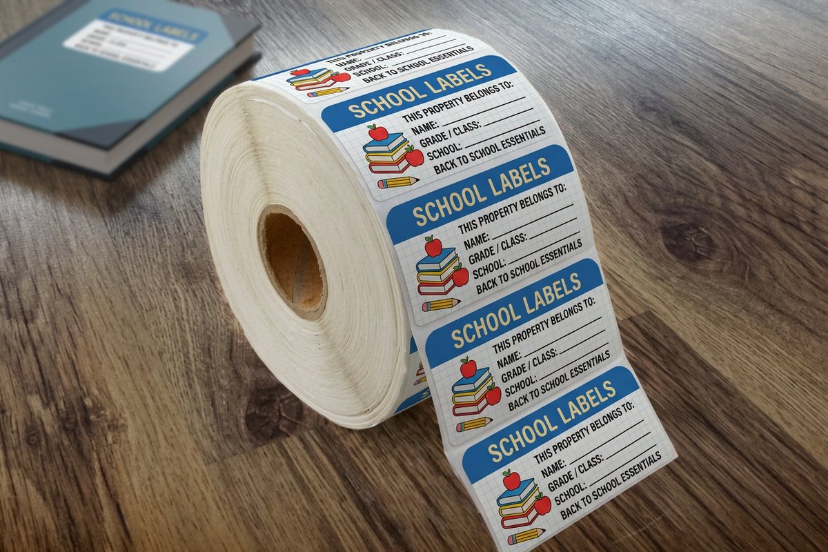 Back To School Labels 5 - 4OVER4