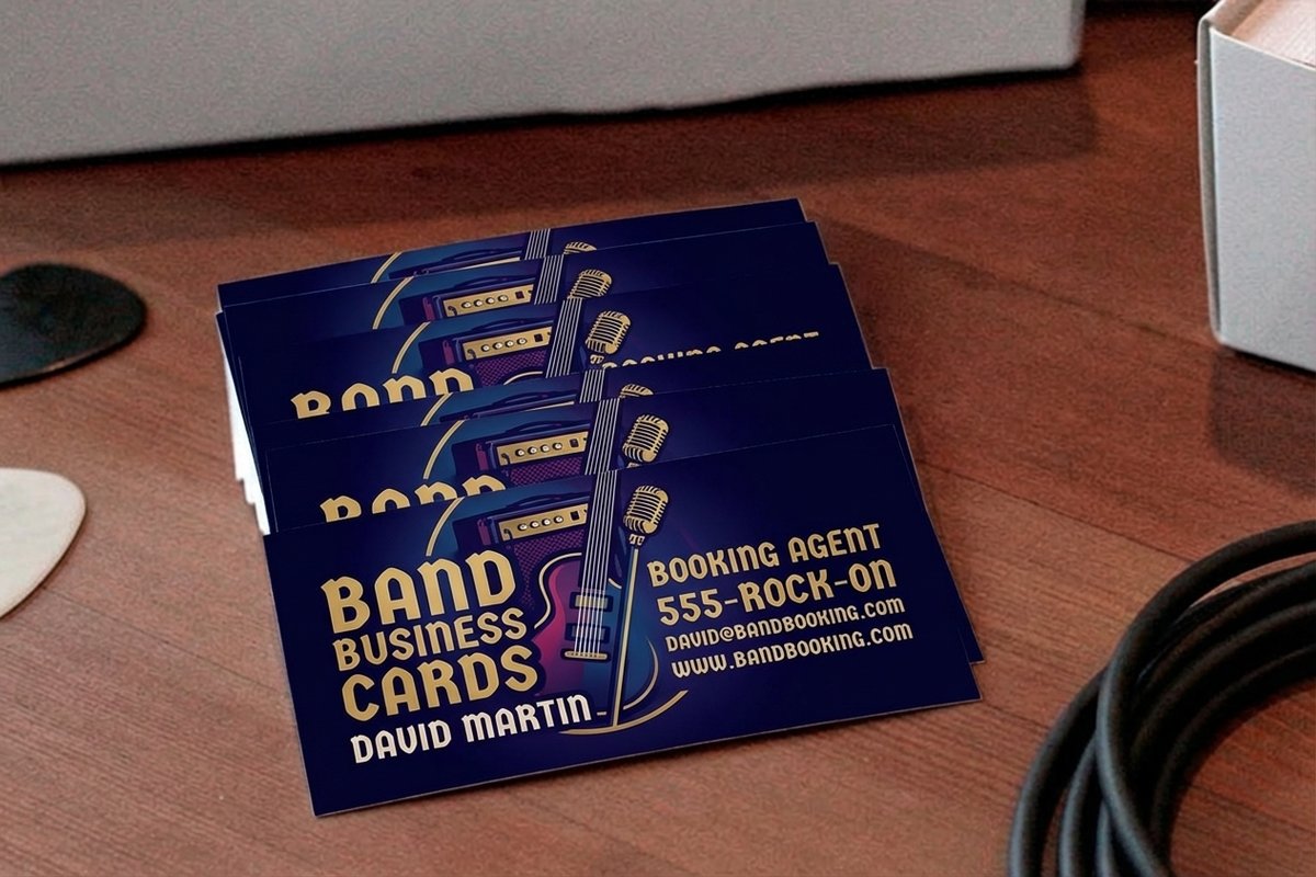 Band Business Cards by 4OVER4