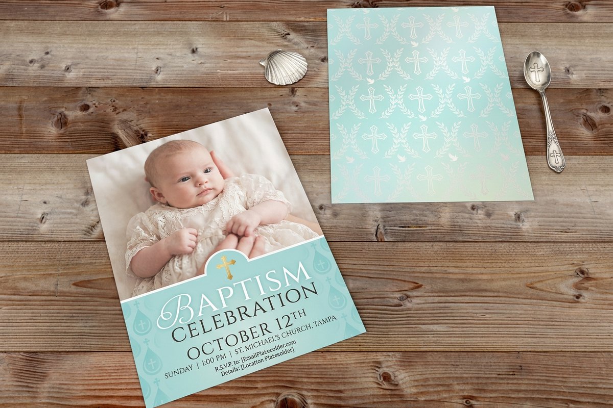 Baptism Cards by 4OVER4