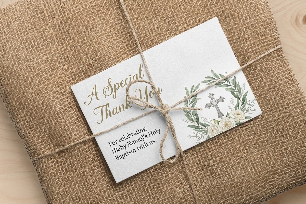 Baptism Thank You Cards