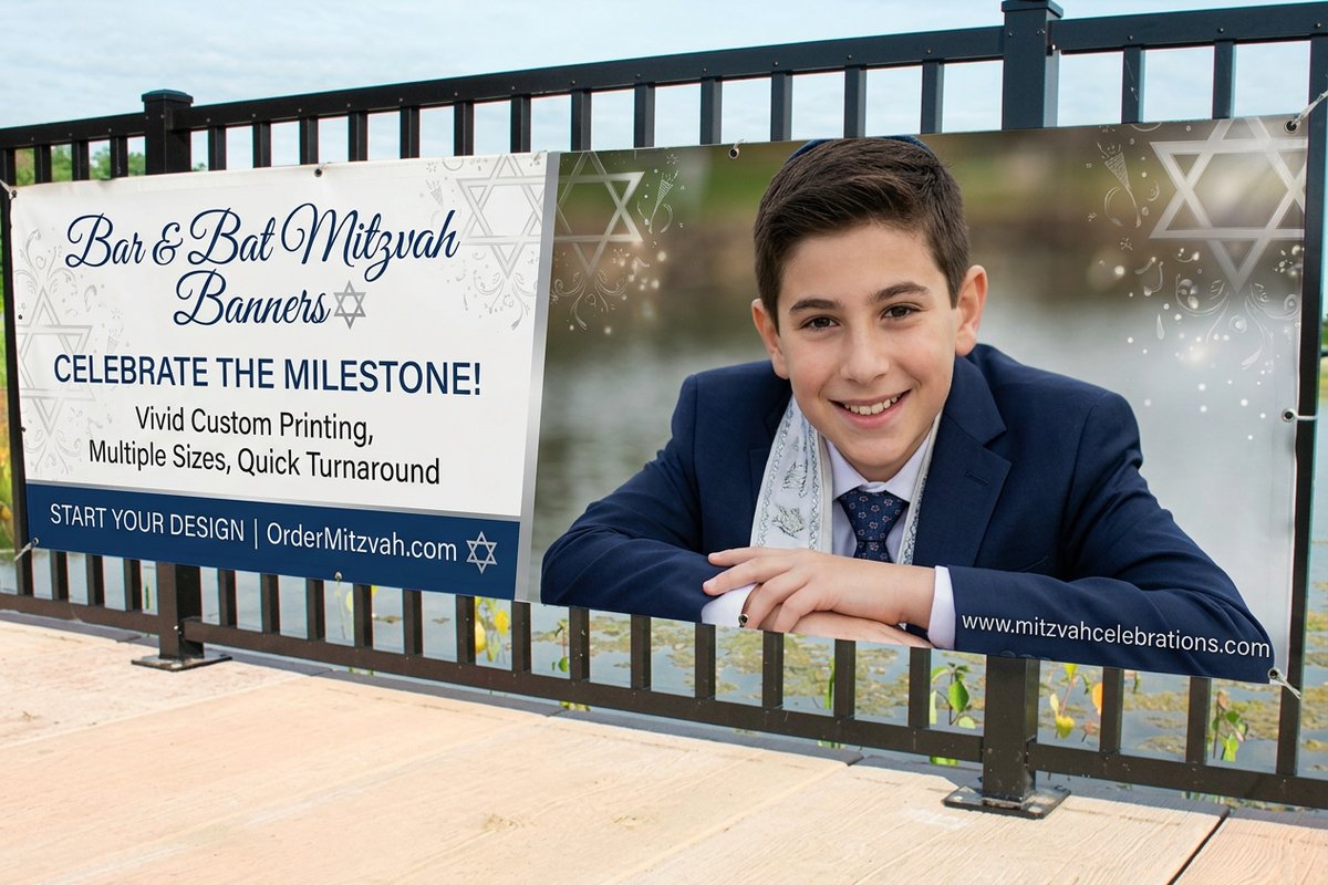Bar Bat Mitzvah Banners