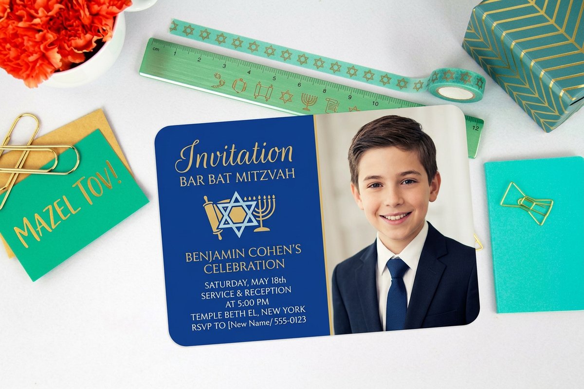 Bar Bat Mitzvah Invitations
