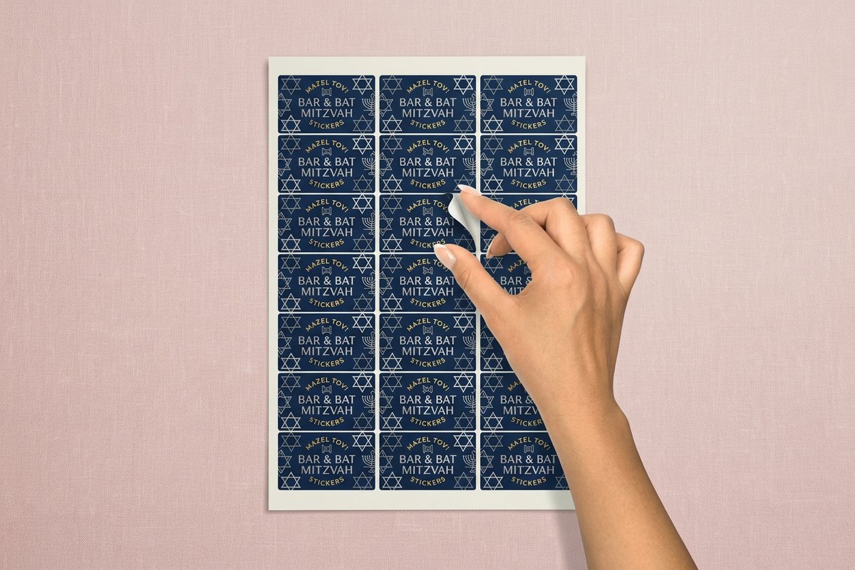 Bar Bat Mitzvah Stickers
