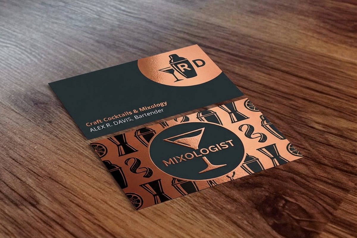 Bartender Business Cards