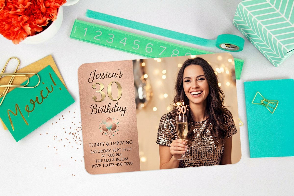 Birthday Invitations 4 - 4OVER4