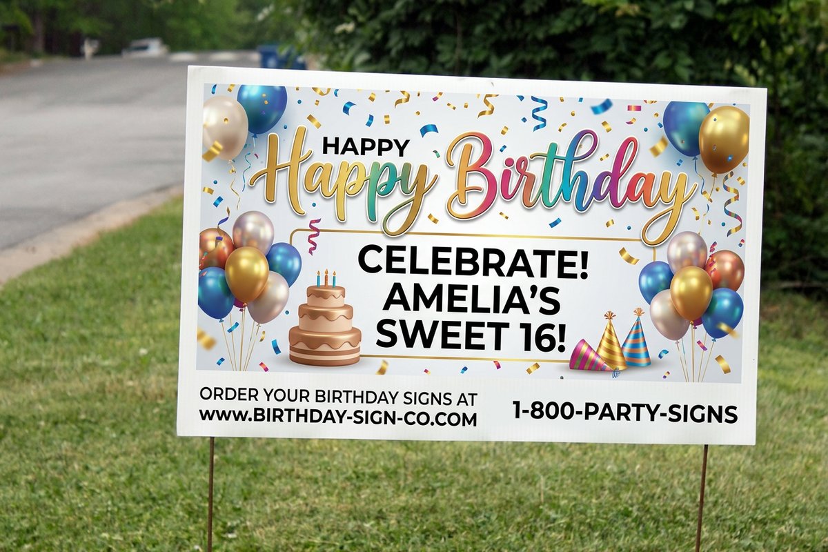 Birthday Yard Signs