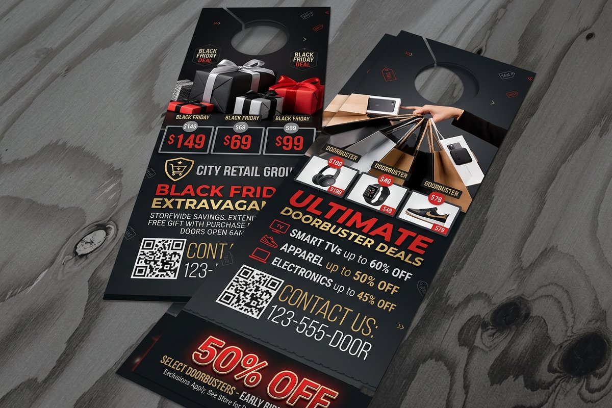 Black Friday Door Hangers