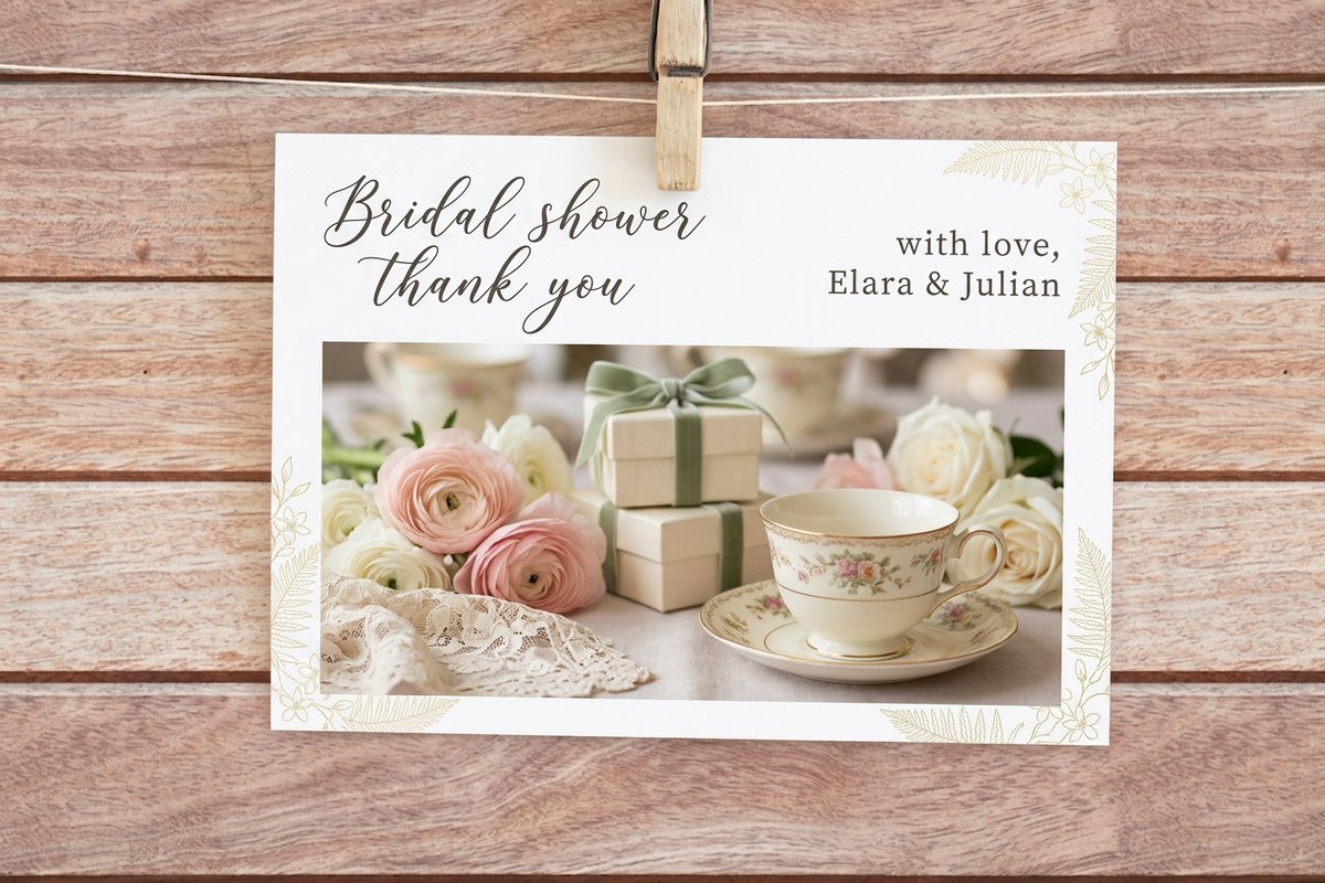 Bridal Shower Thank You Cards