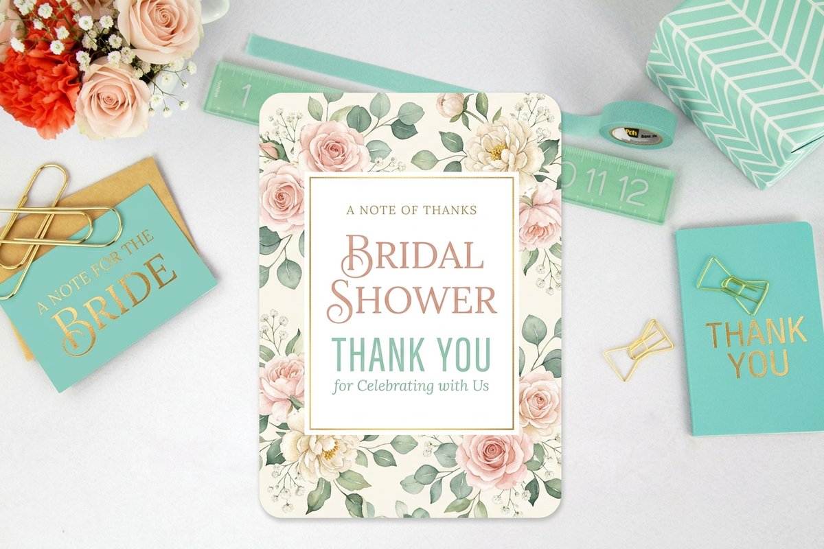 Bridal Shower Thank You Cards