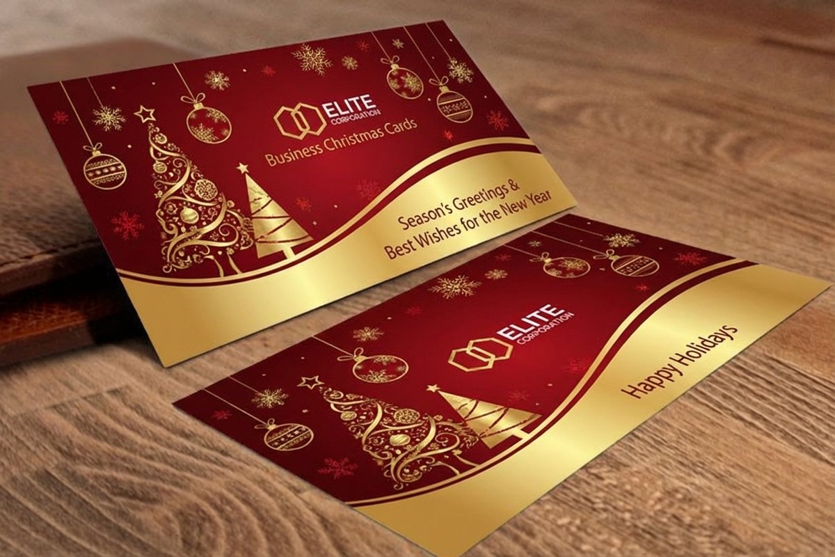 Business Christmas Cards 3 - 4OVER4