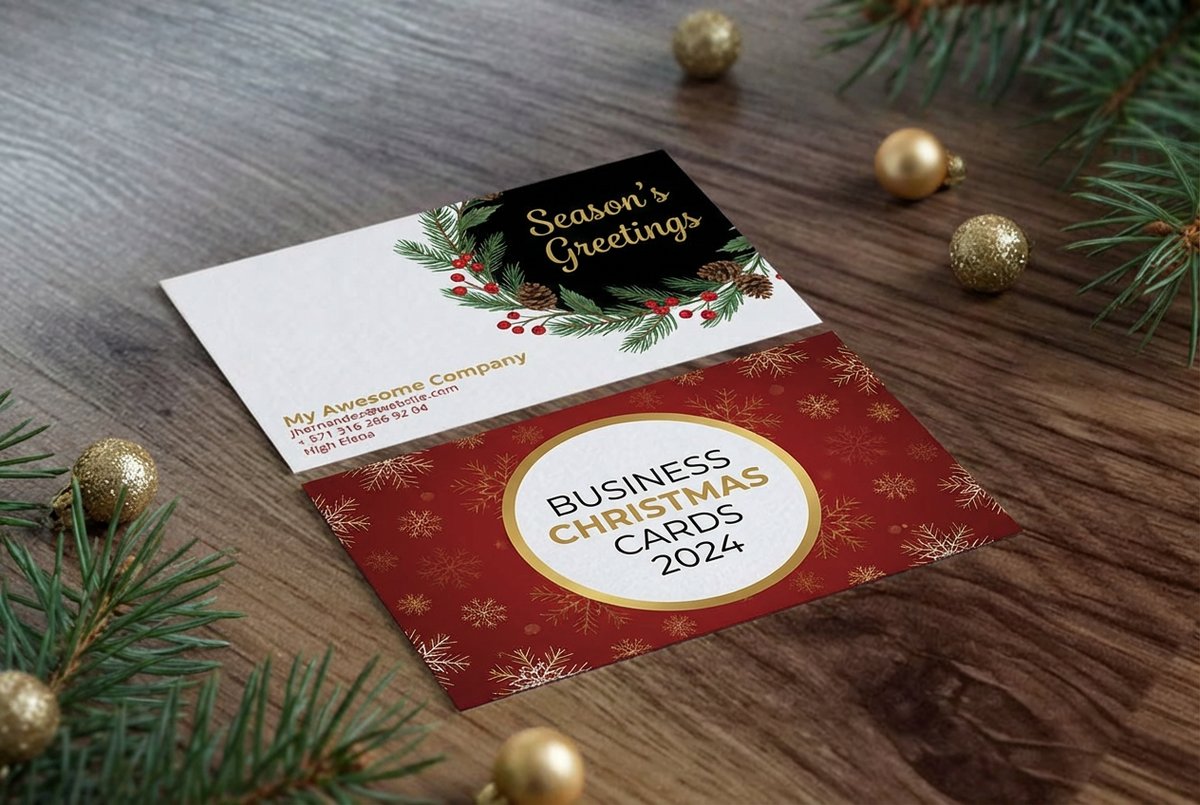 Business Christmas Cards 7 - 4OVER4