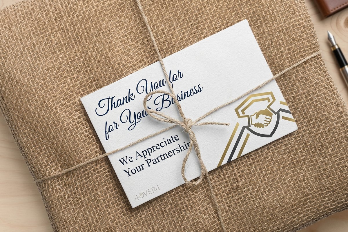 Business Thank You Cards 1 - 4OVER4