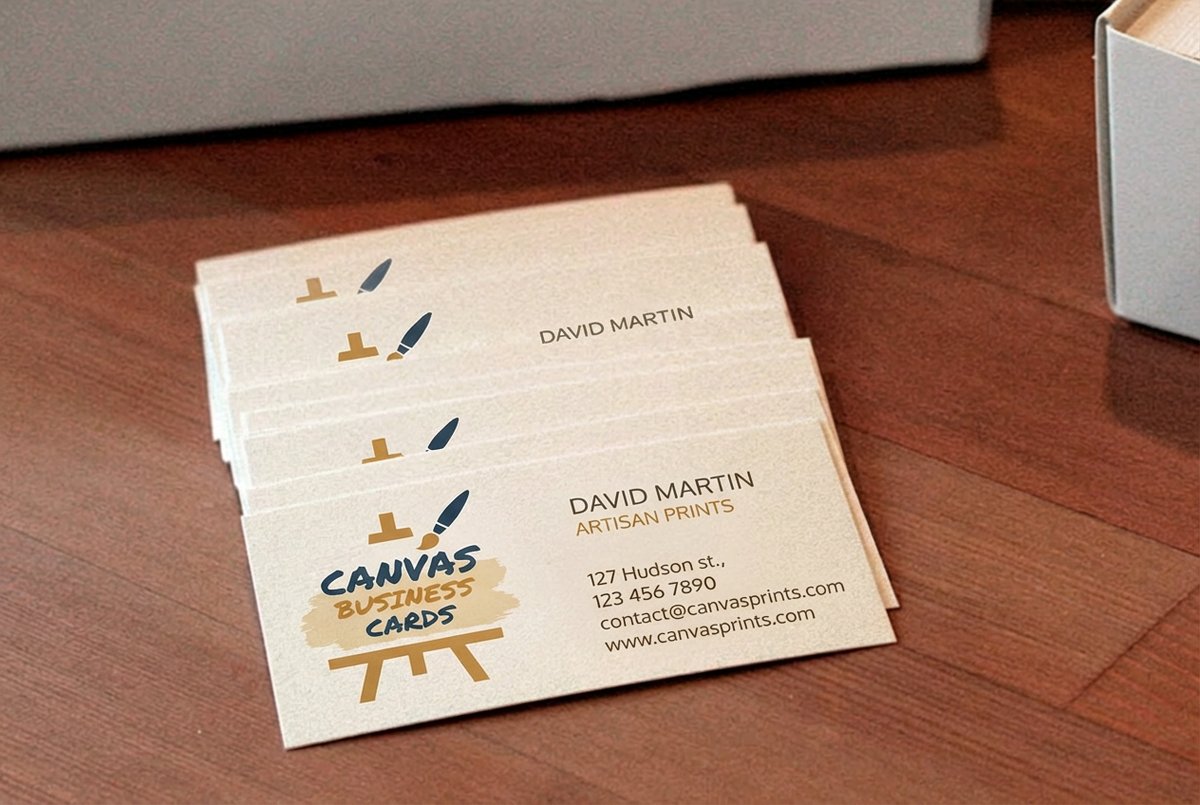 Canvas Business Cards 1 - 4OVER4