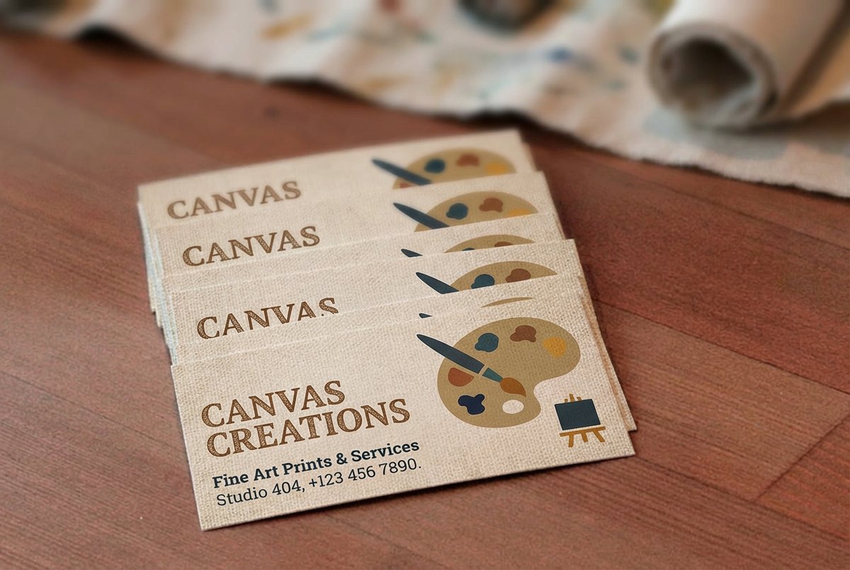 Canvas Business Cards 2 - 4OVER4