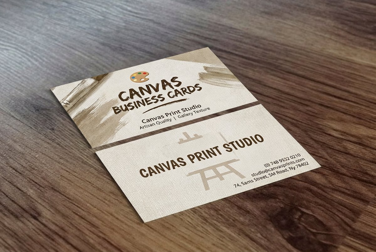Canvas Business Cards