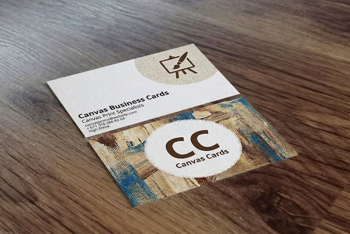 Canvas Business Cards 7 - 4OVER4
