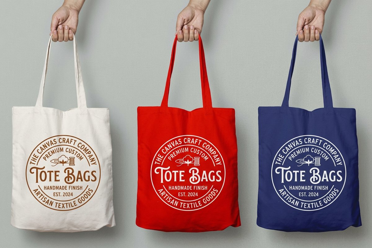 Canvas Tote Bags by 4OVER4