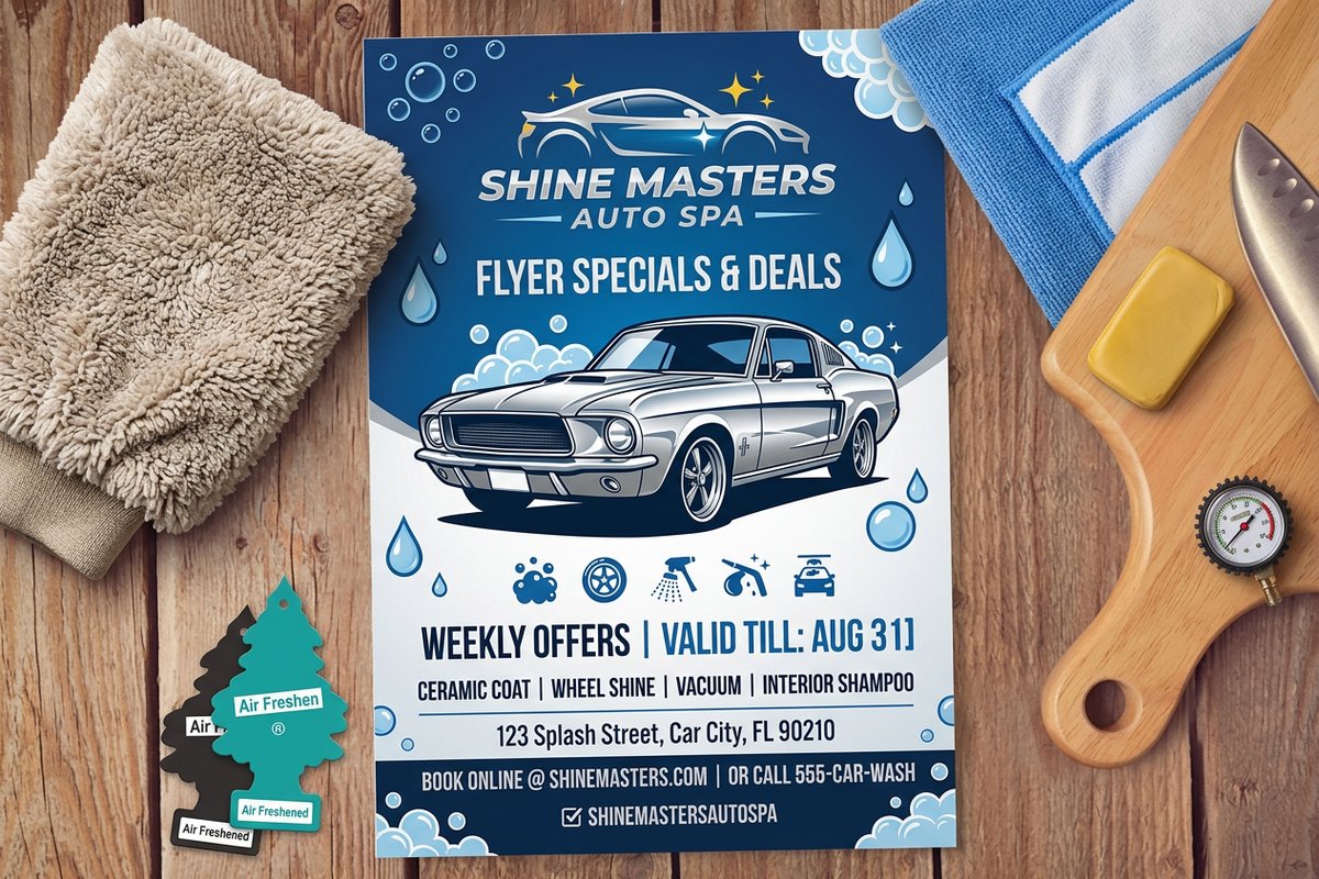 Car Wash Flyers